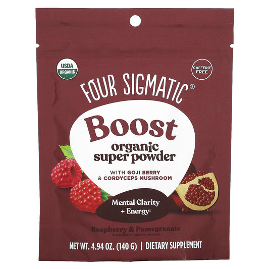 Four Sigmatic Boost - USDA Organic Super Powder for Caffeine-Free Energy - Image 1