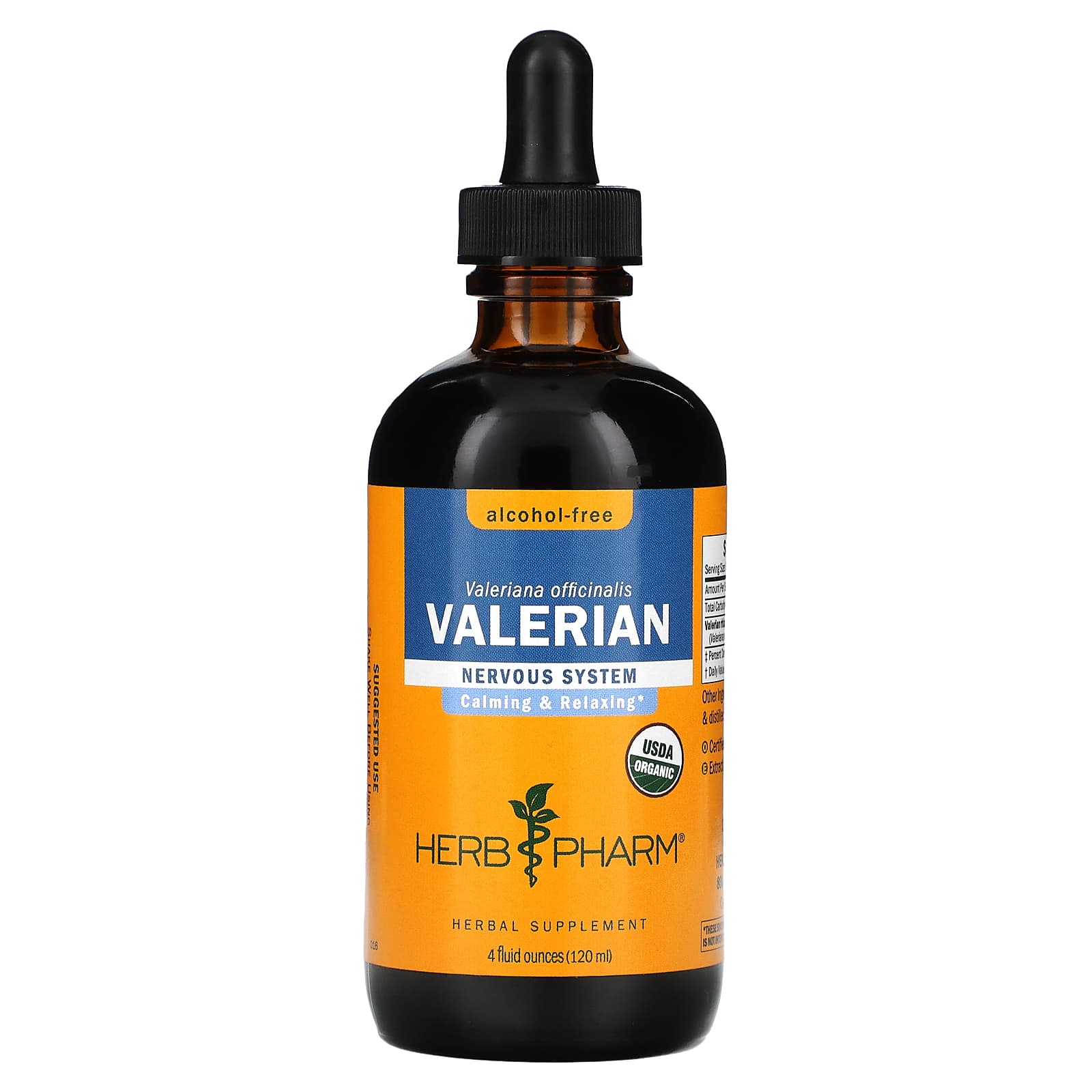 Valerian Root Tincture - Organic Relaxation & Sleep Aid - 4 fl oz - Image 1