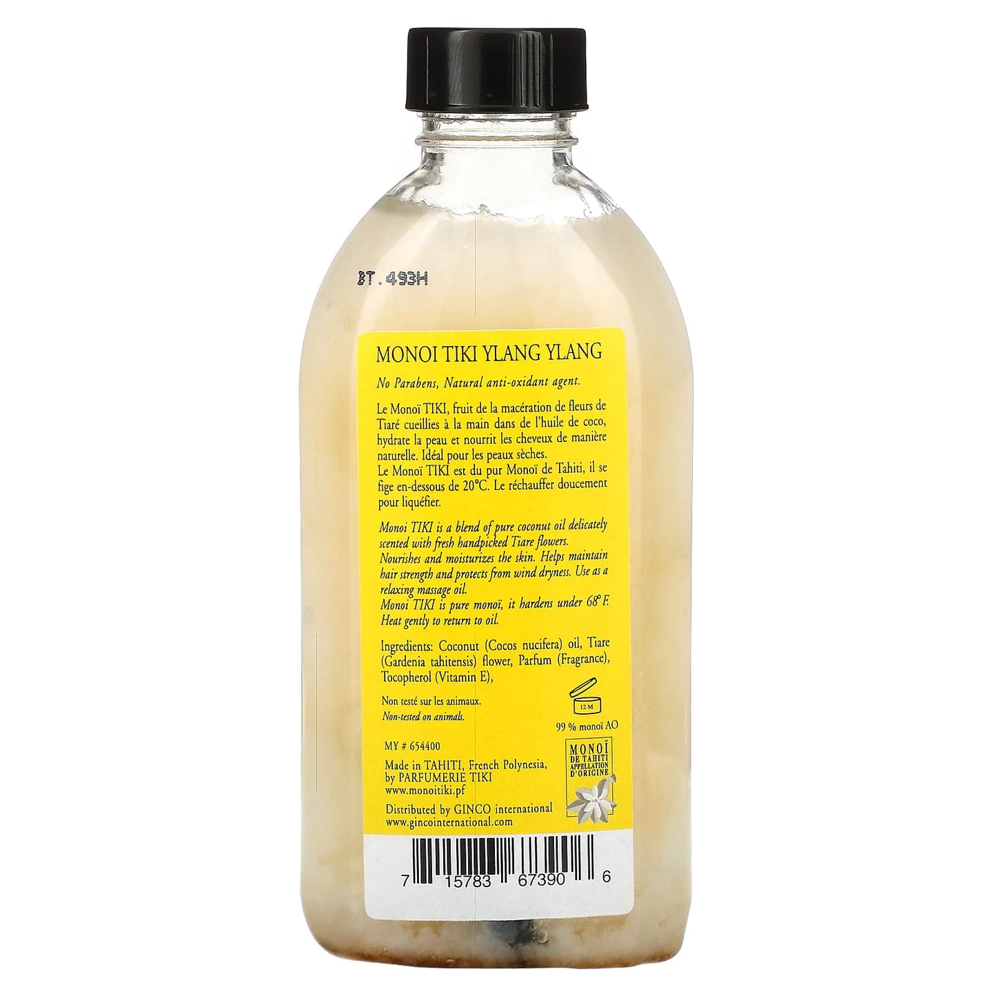 Monoi Tiare Tahiti, Monoi Tiki Tahiti®, Ylang Ylang, 4 fl oz (120 ml) - Image 2
