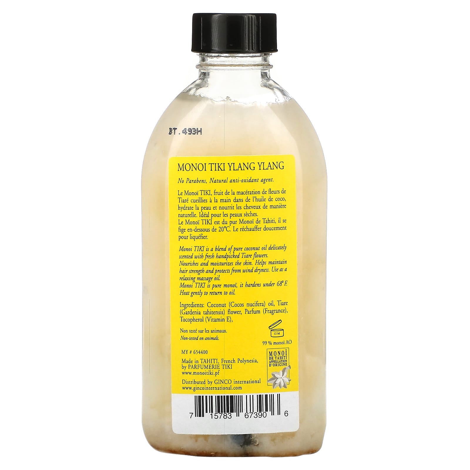 Monoi Tiare Tahiti, Monoi Tiki Tahiti®, Ylang Ylang, 4 fl oz (120 ml) - Image 2