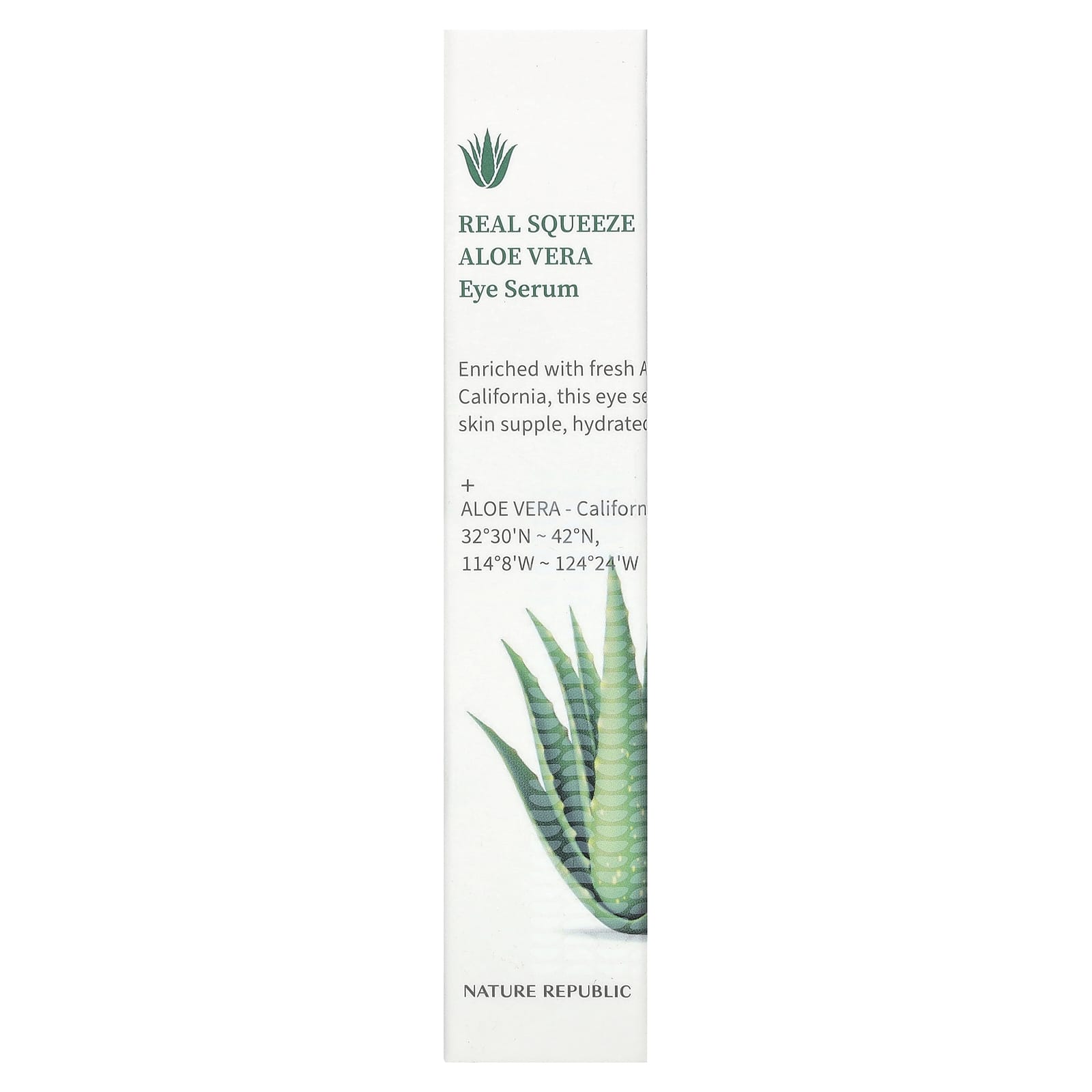 Nature Republic, Real Squeeze Aloe Vera Eye Serum, 0.5 fl oz (15 ml) - Image 2