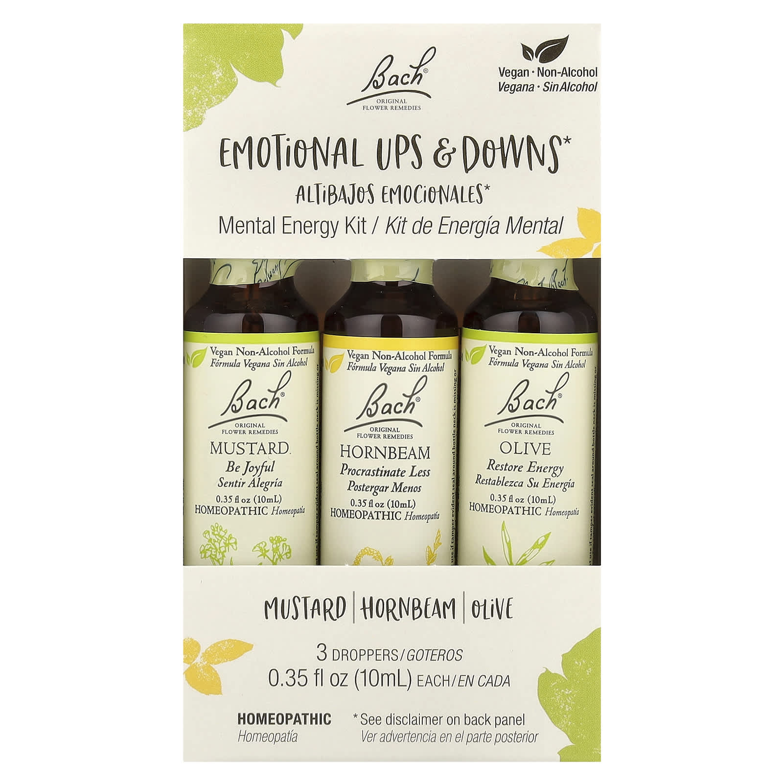 Bach Original Flower Remedies Mental Energy Kit - Emotional Balance & Energy - Image 2