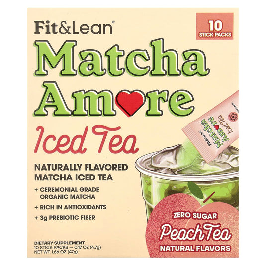 Boost Energy & Focus with Fit & Lean Matcha Amore Iced Tea - Image 1
