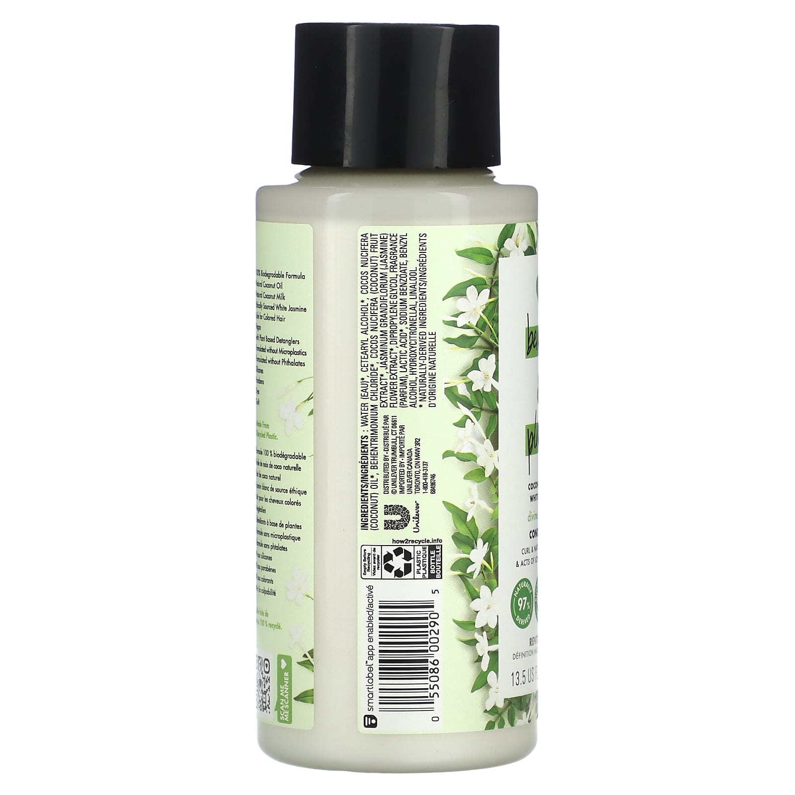 Love Beauty and Planet, Divine Definition Conditioner, Coconut Milk & White Jasmine, 13.5 fl oz (400 ml) - Image 2