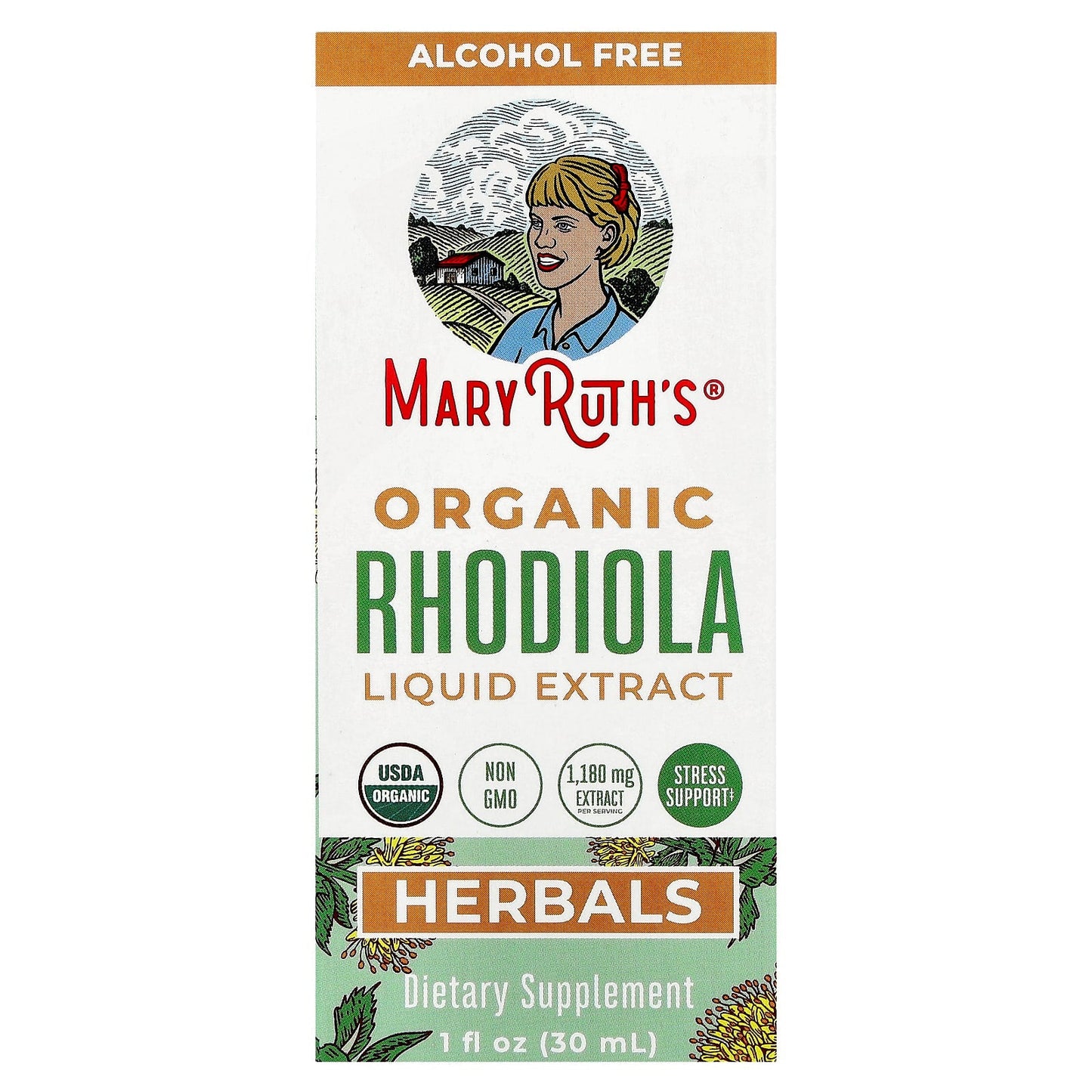 MaryRuth's, Organic Rhodiola Liquid Extract, 1 fl oz (30 ml) - Image 1