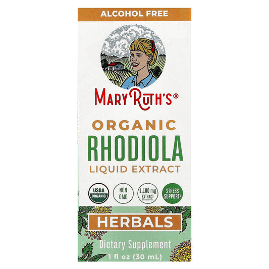 MaryRuth's, Organic Rhodiola Liquid Extract, 1 fl oz (30 ml) - Image 1