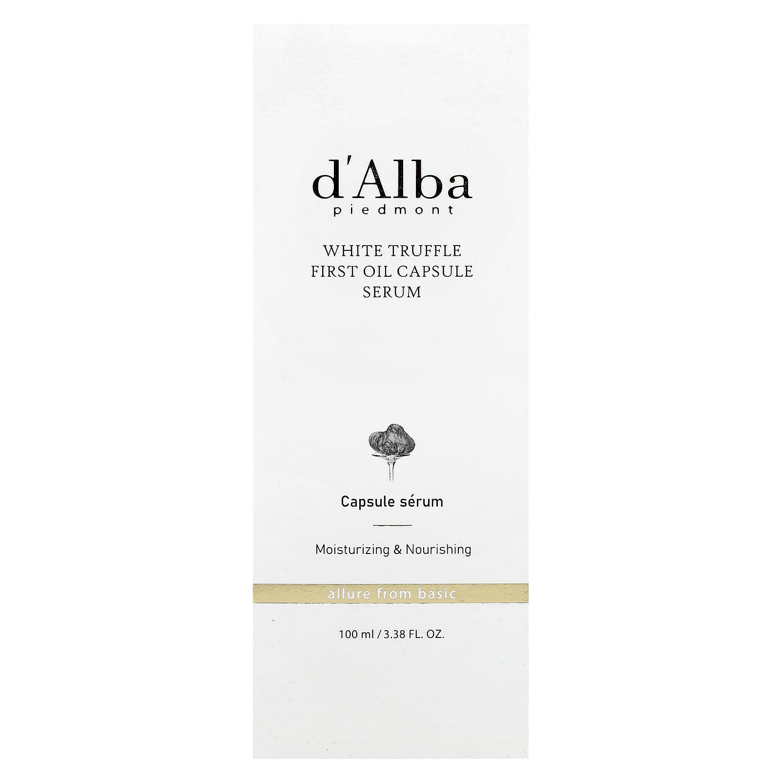 d'Alba White Truffle First Oil Capsule Serum for Nourished Skin - Image 2