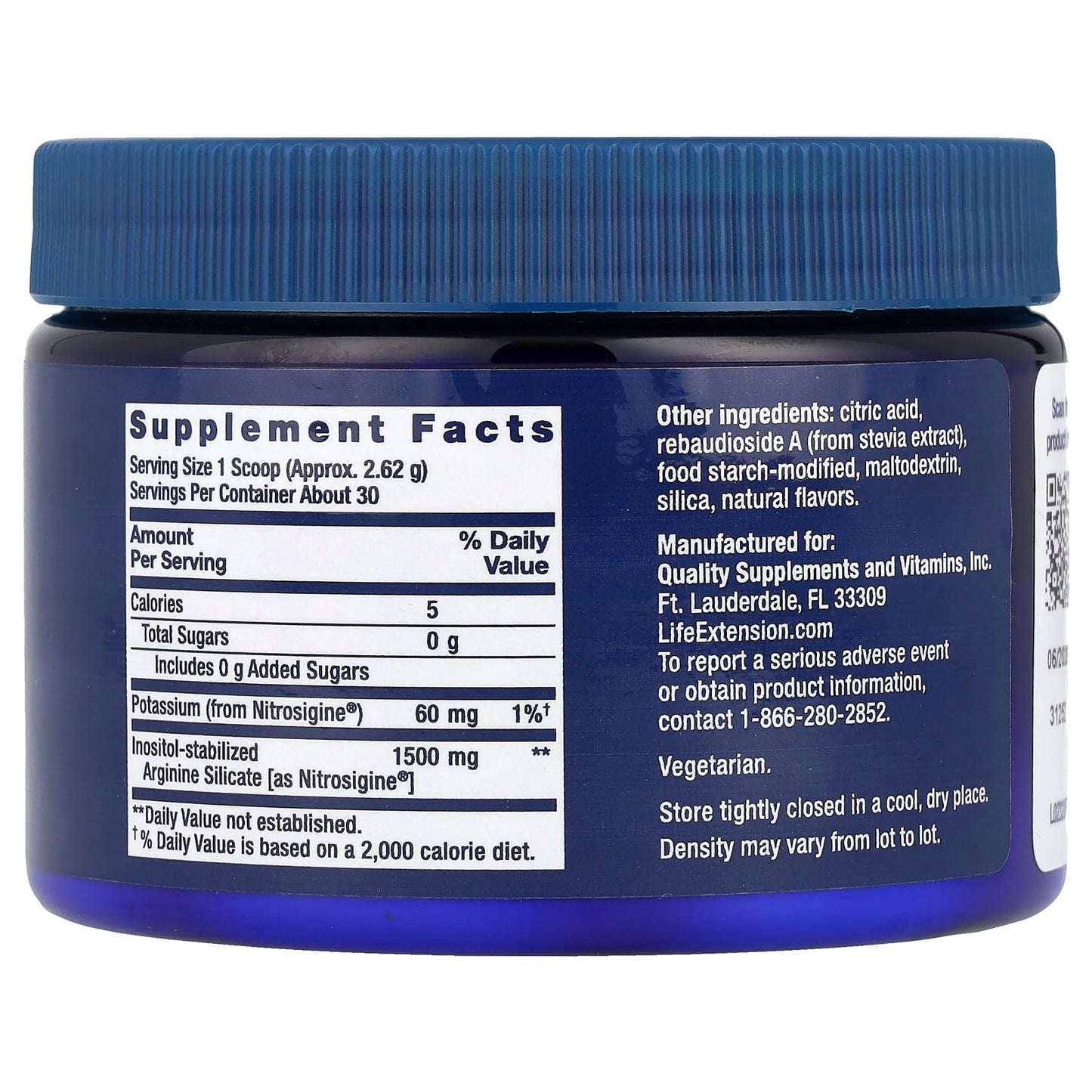 Life Extension, NitroVasc™ Boost, Berry, 2.77 oz (78.6 g) - Image 2