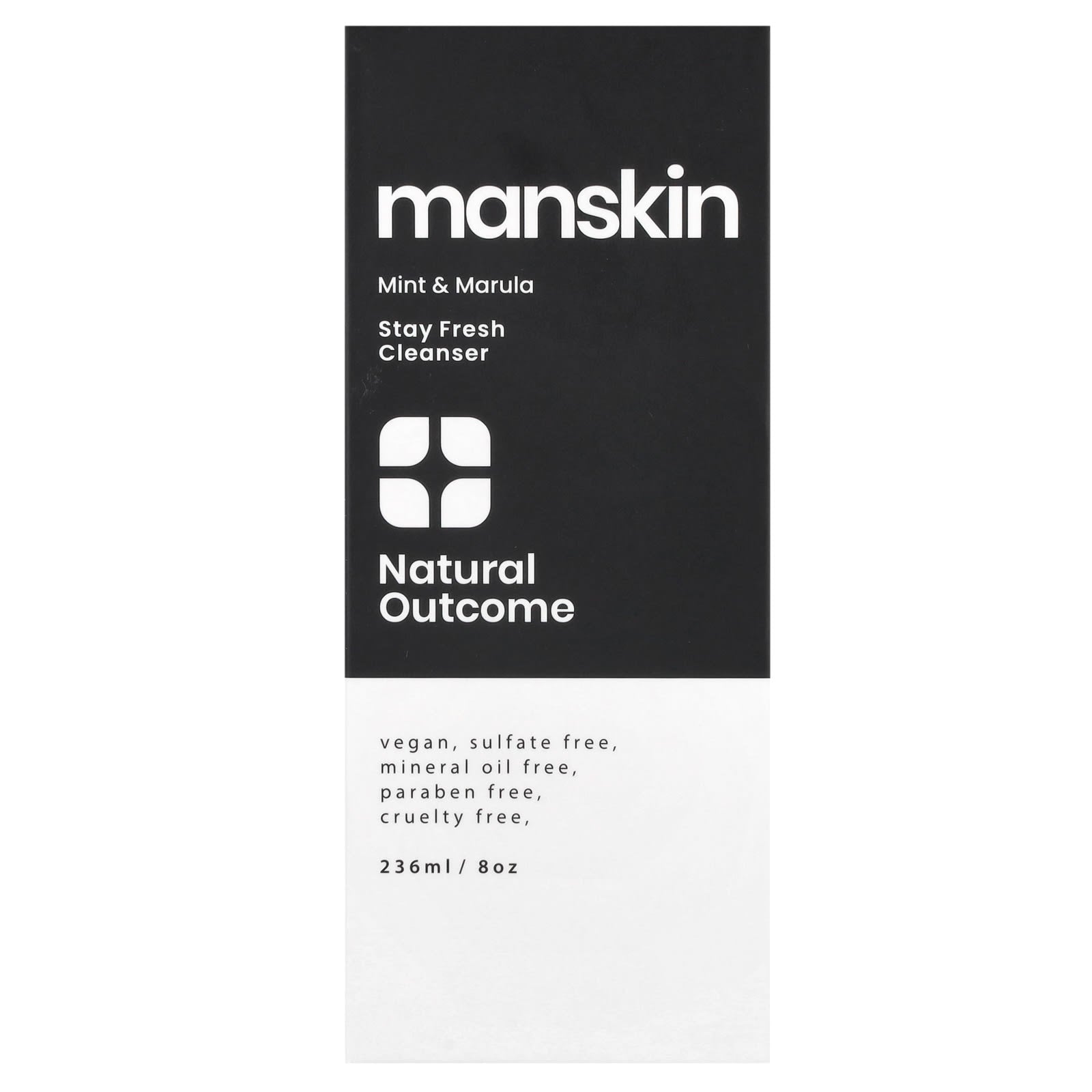 Natural Outcome, Man Skin, Stay Fresh Cleanser, 8 oz (236 ml) - Image 2