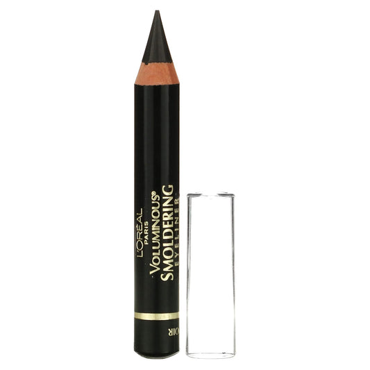 L'Oréal, Voluminous, Smoldering Wood Pencil Eyeliner, 645 Black, 0.087 oz (2.48 g) - Image 1