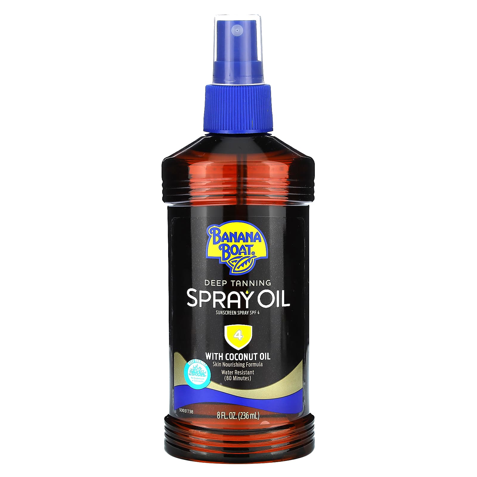 Deep Tanning Spray Oil by Banana Boat with Coconut Oil SPF 4 8 fl oz - Image 1