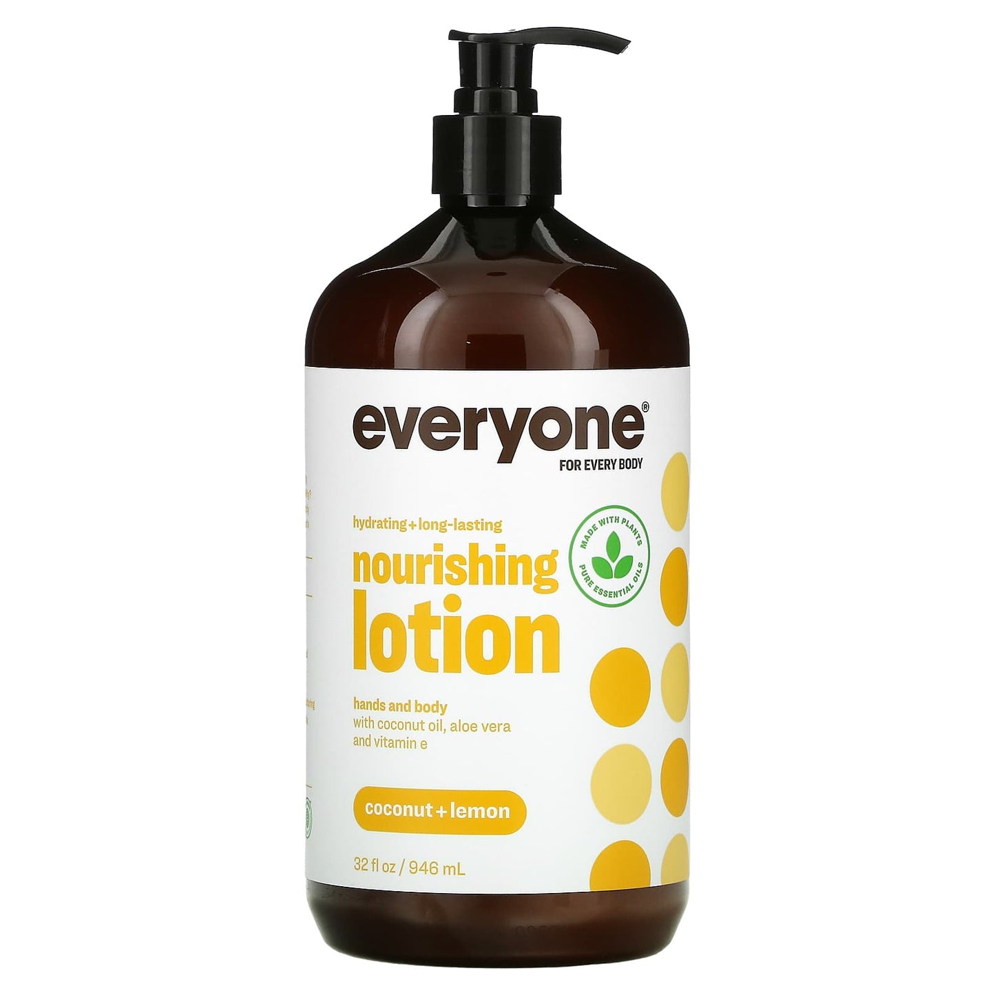 Everyone Nourishing Lotion, Coconut + Lemon, Hydrating Body & Hand Care - Image 1