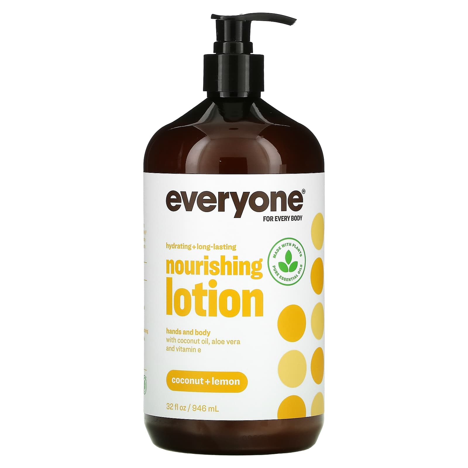 Everyone Nourishing Lotion, Coconut + Lemon, Hydrating Body & Hand Care - Image 1