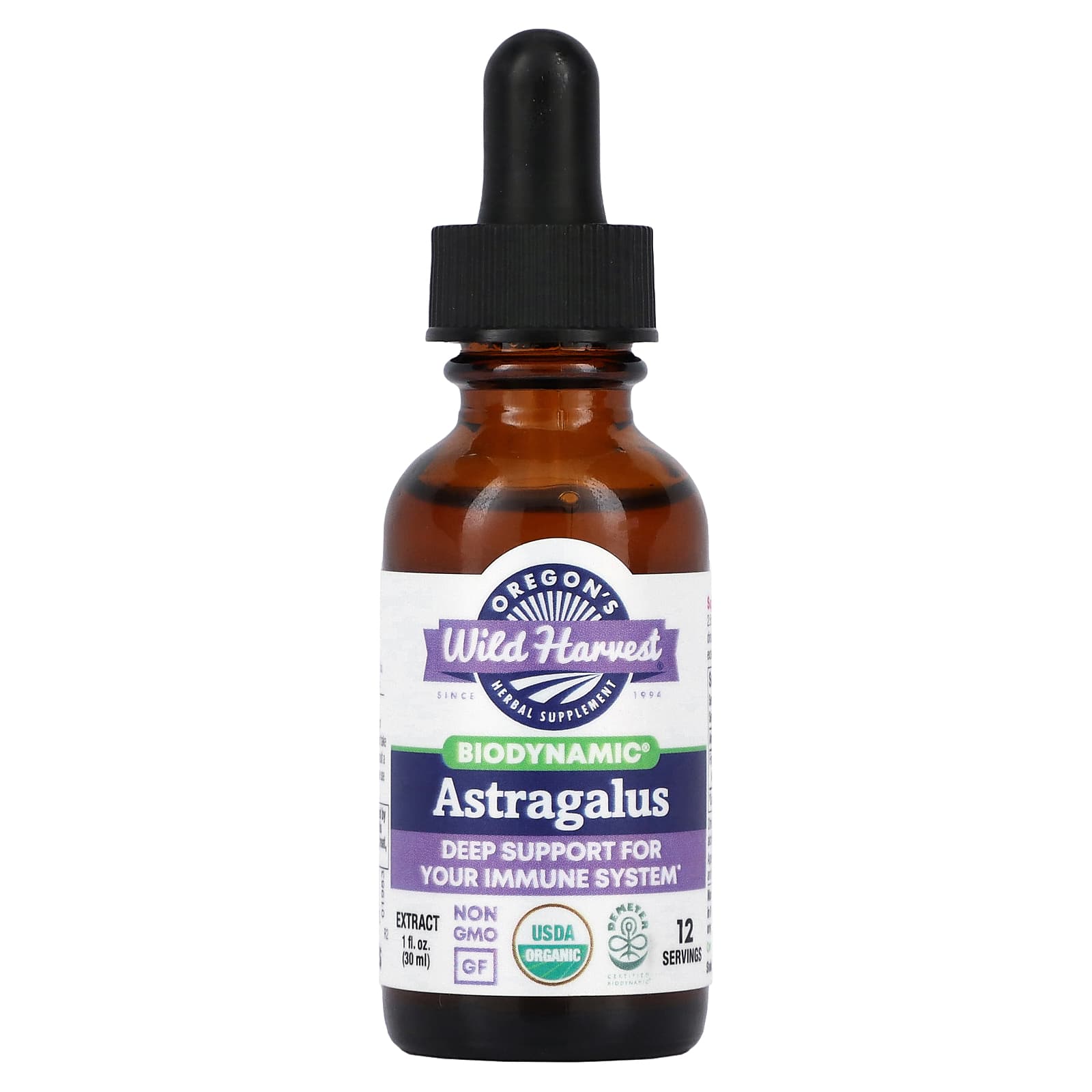 Oregon's Wild Harvest, Biodynamic, Astragalus, 1 fl oz (30 ml) (2,465 mg per Serving) - Image 1