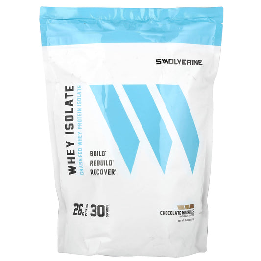 Swolverine, Whey Isolate, Chocolate Milkshake, 2.05 lb (930 g) - Image 1