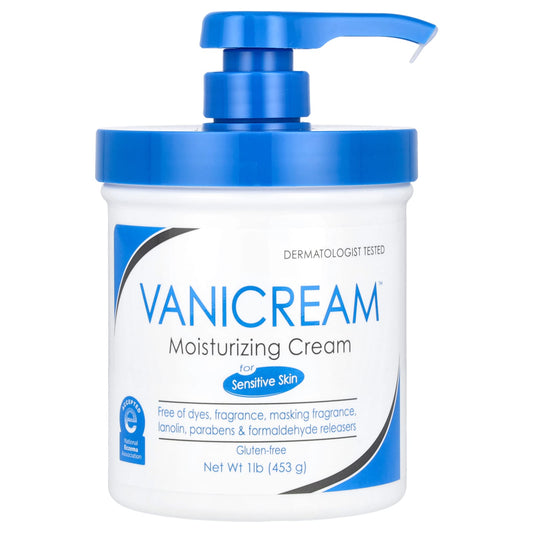Vanicream, Moisturizing Cream, For Sensitive Skin, 1 lb (453 g) - Image 1