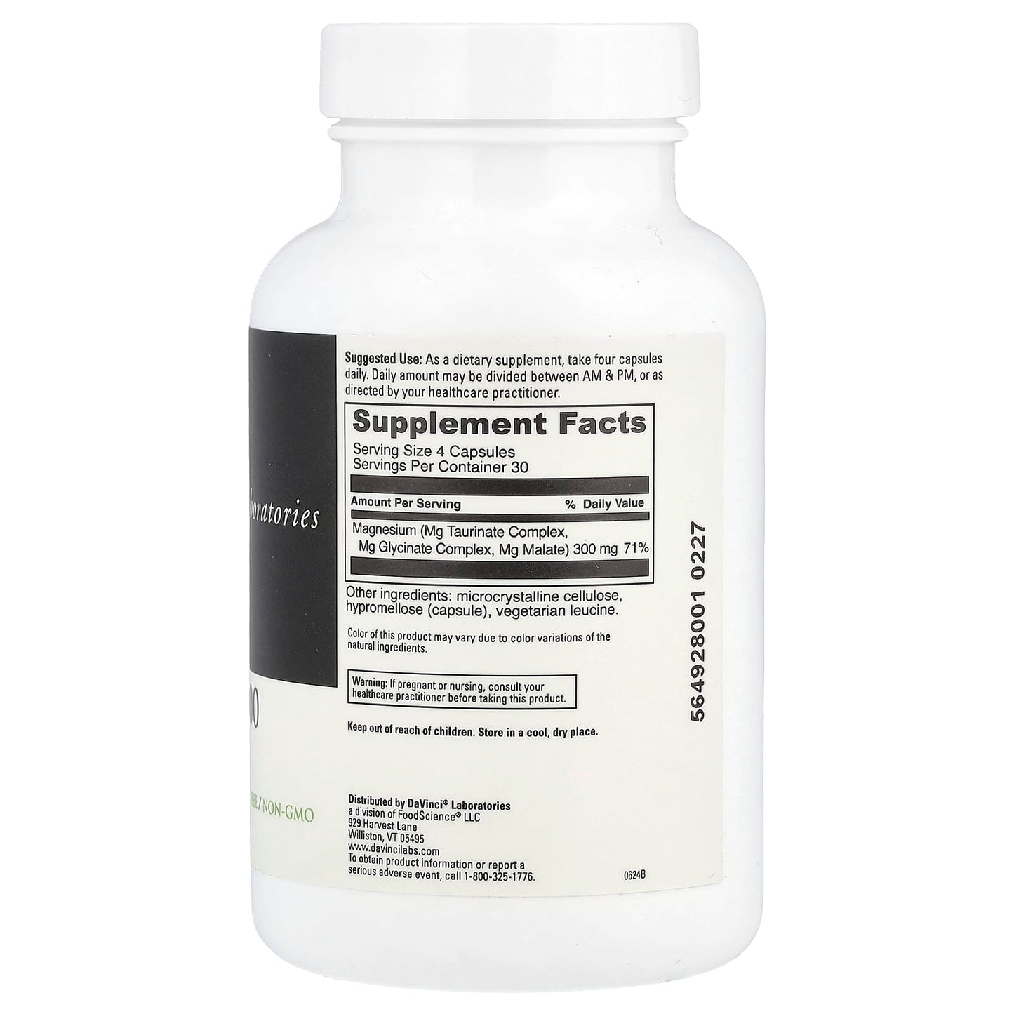 Optimize Your Health with DaVinci Laboratories Tri-Mag 300 Capsules - Image 2
