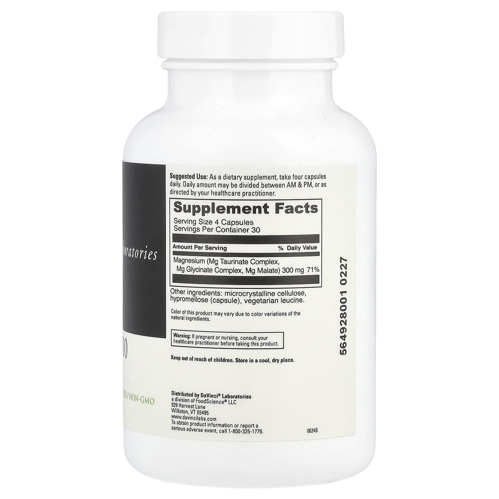 Optimize Your Health with DaVinci Laboratories Tri-Mag 300 Capsules - Image 2