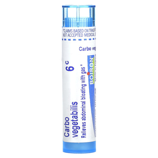 Boiron Carbo Vegetabilis 6C Homeopathic Relief for Bloating & Gas - Image 1