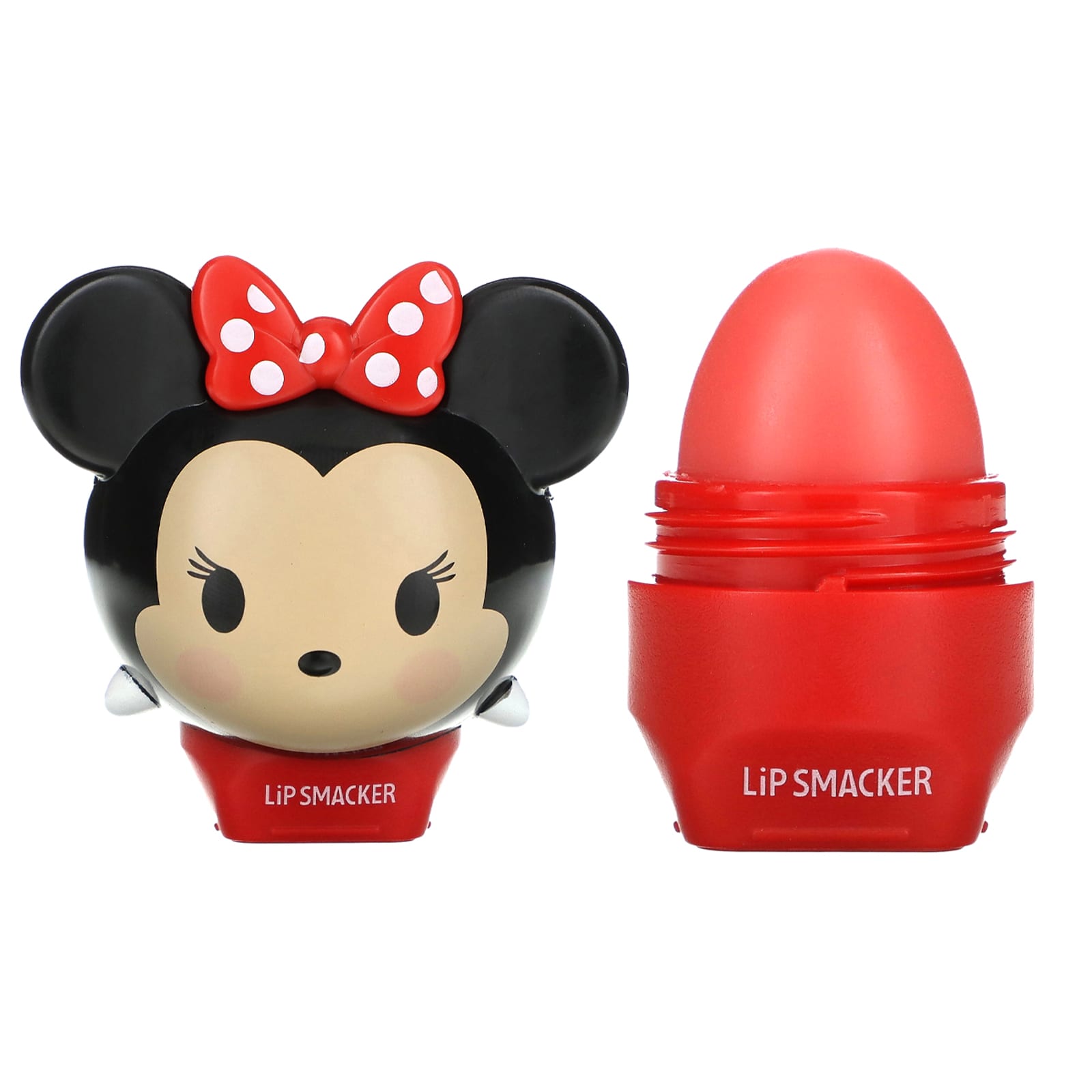 Lip Smacker, Disney Tsum Tsum,  Lip Balm, Minnie Mouse,  Strawberry Lollipop, 0.26 oz (7.4 g) - Image 1