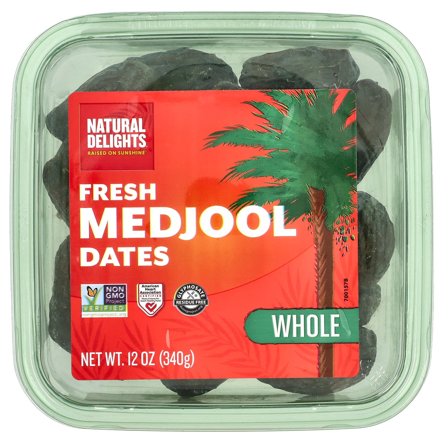 Natural Delights, Fresh Medjool Dates, Whole, 12 oz (340 g) - Image 1