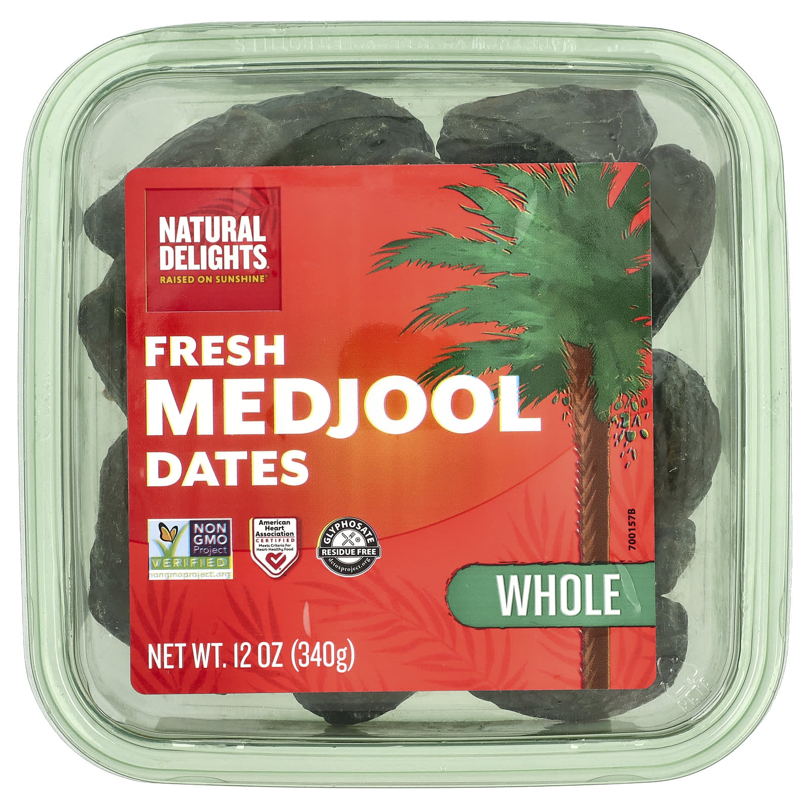 Natural Delights, Fresh Medjool Dates, Whole, 12 oz (340 g) - Image 1