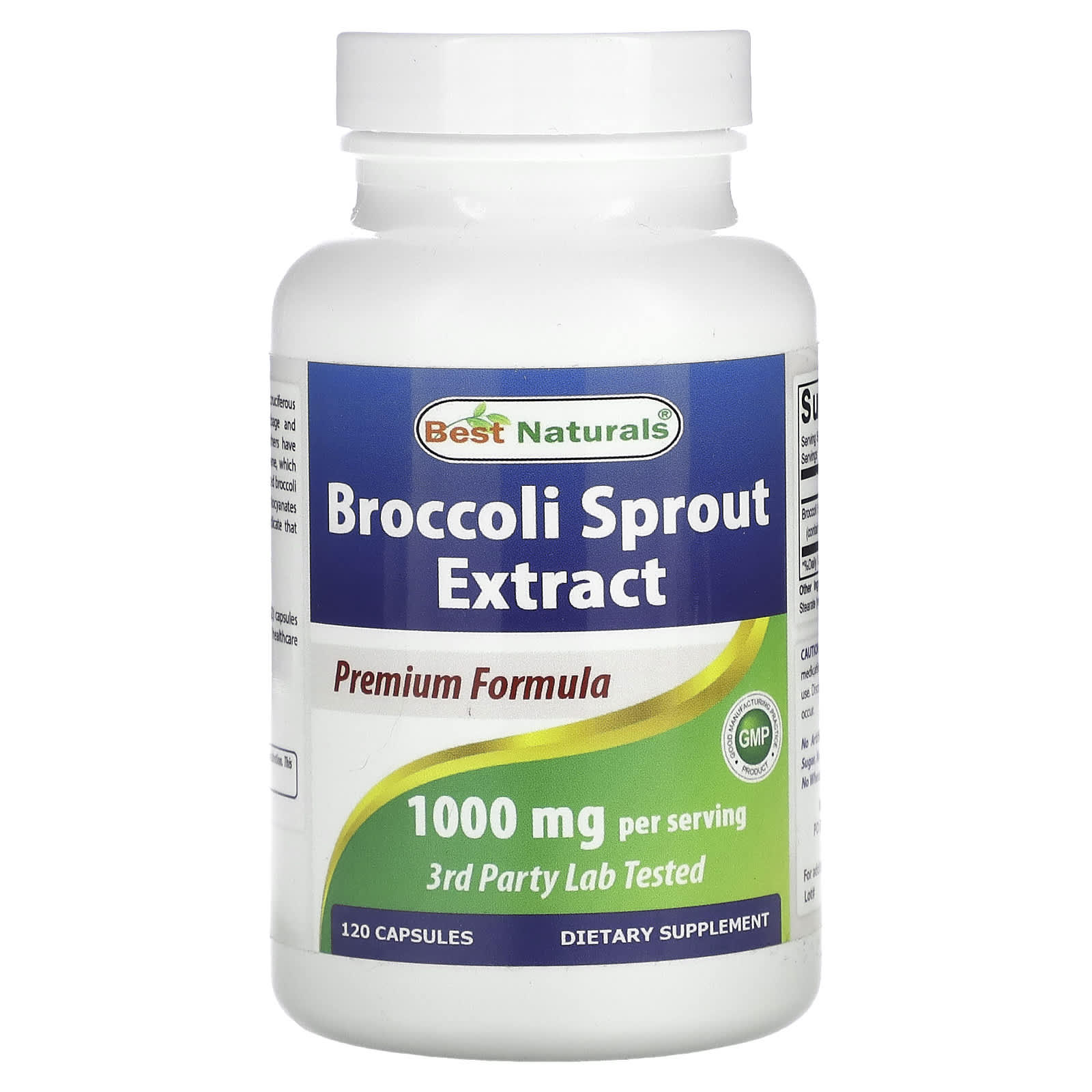 Boost Immunity with Best Naturals Broccoli Sprout Extract 120 Capsules - Image 1