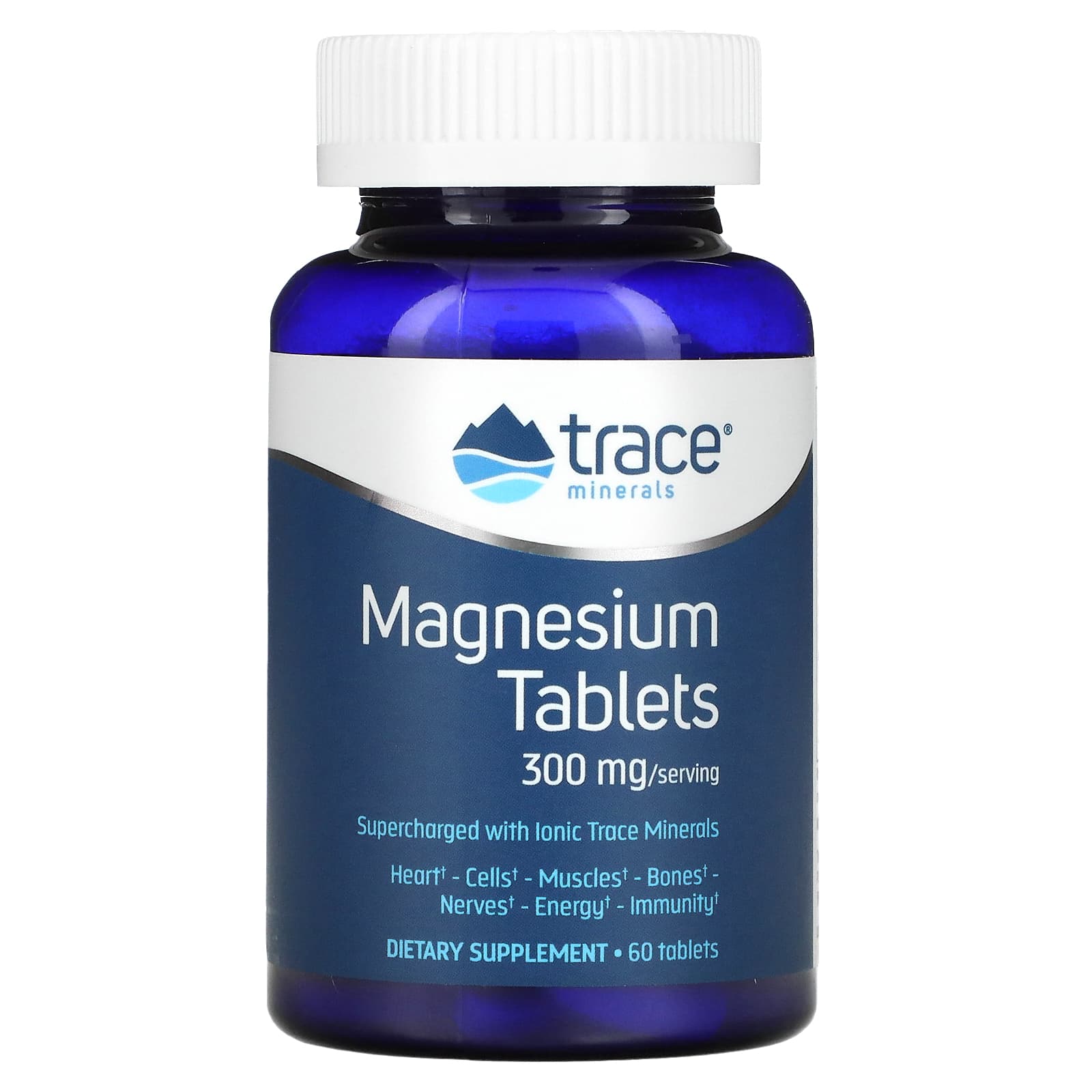 Trace, Magnesium, 300 mg, 60 Tablets (150 mg per Tablet) - Image 1