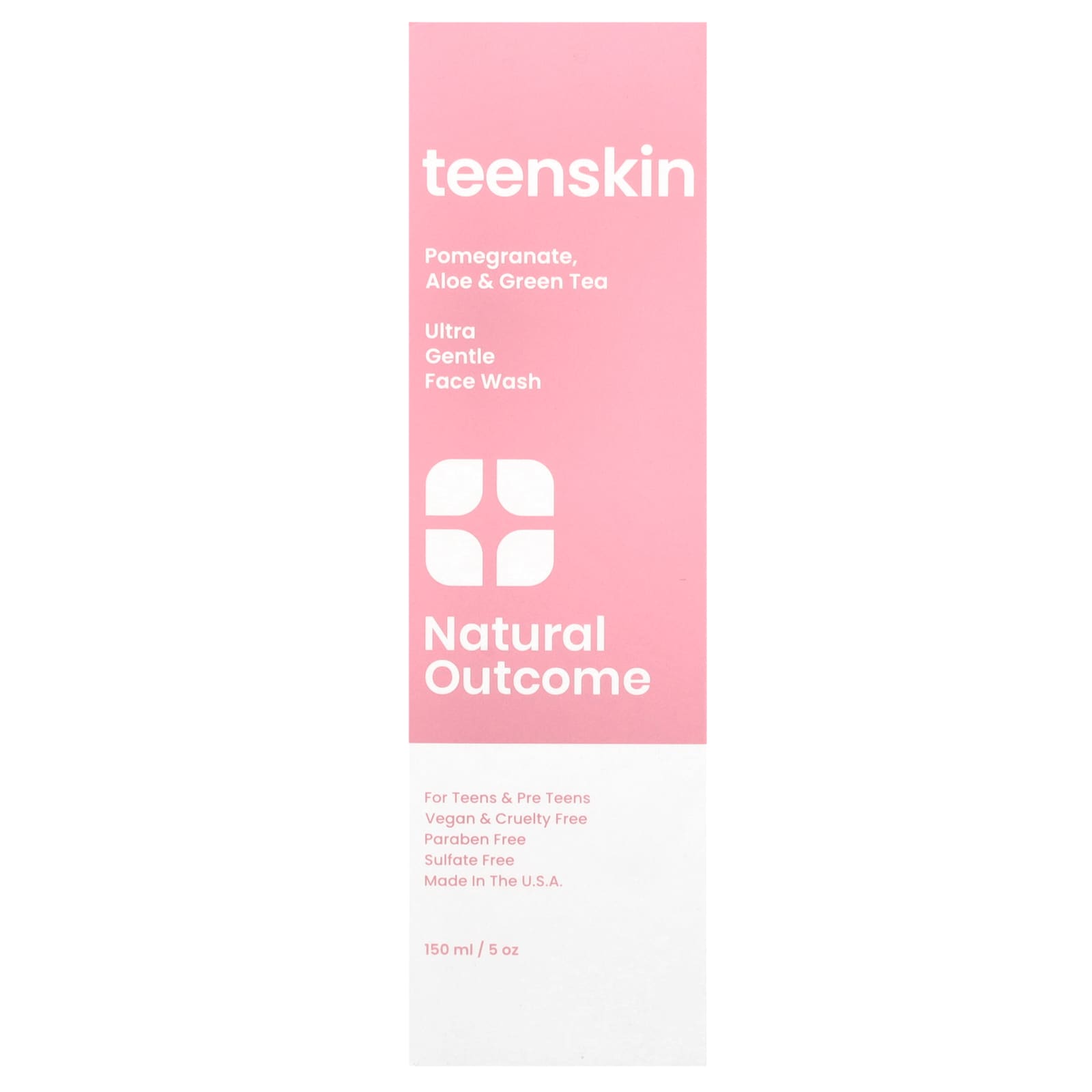 Natural Outcome, Teen Skin, Ultra Gentle Face Wash, 5 oz (150 ml) - Image 2