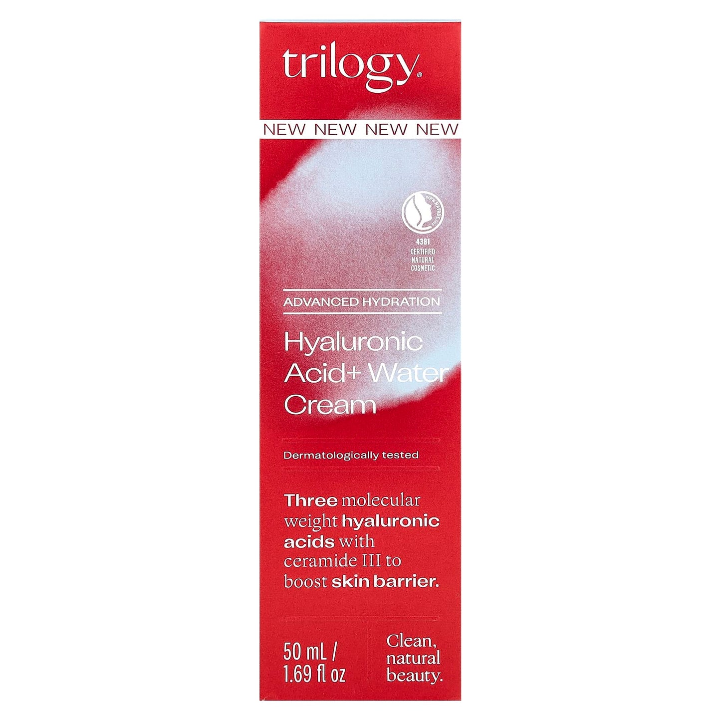 Trilogy, Hyaluronic Acid + Water Cream, 1.69 fl oz (50 ml) - Image 2