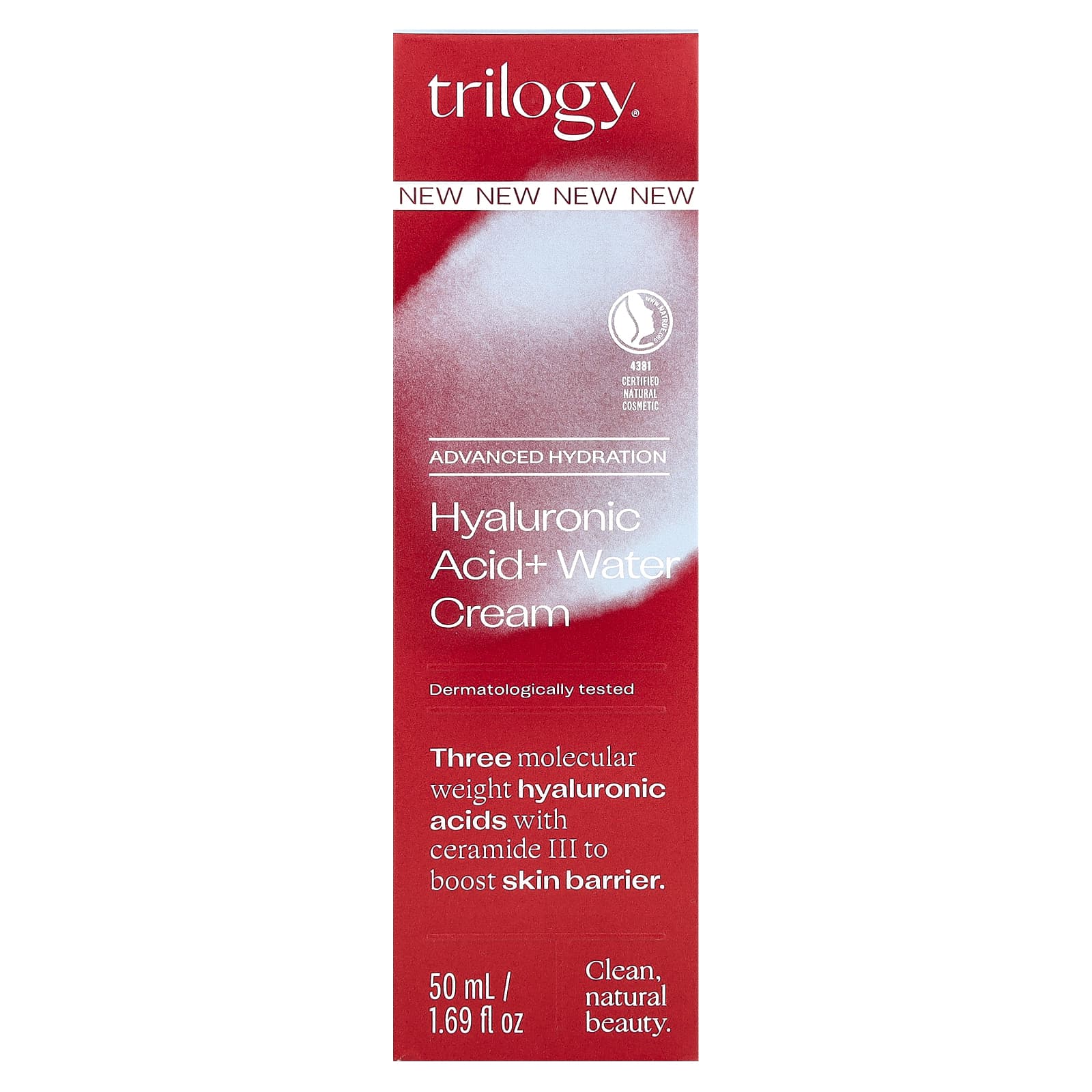 Trilogy, Hyaluronic Acid + Water Cream, 1.69 fl oz (50 ml) - Image 2