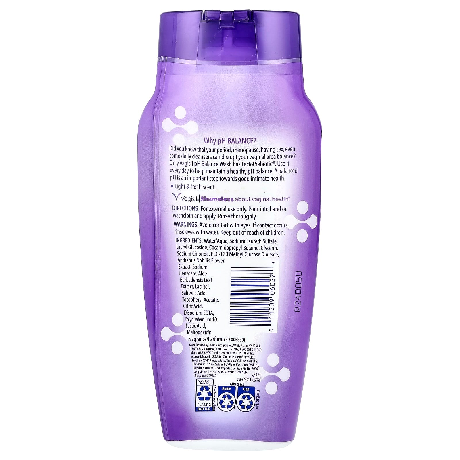 Vagisil, pH Balance, Daily Intimate Wash, 12 fl oz (354 ml) - Image 2
