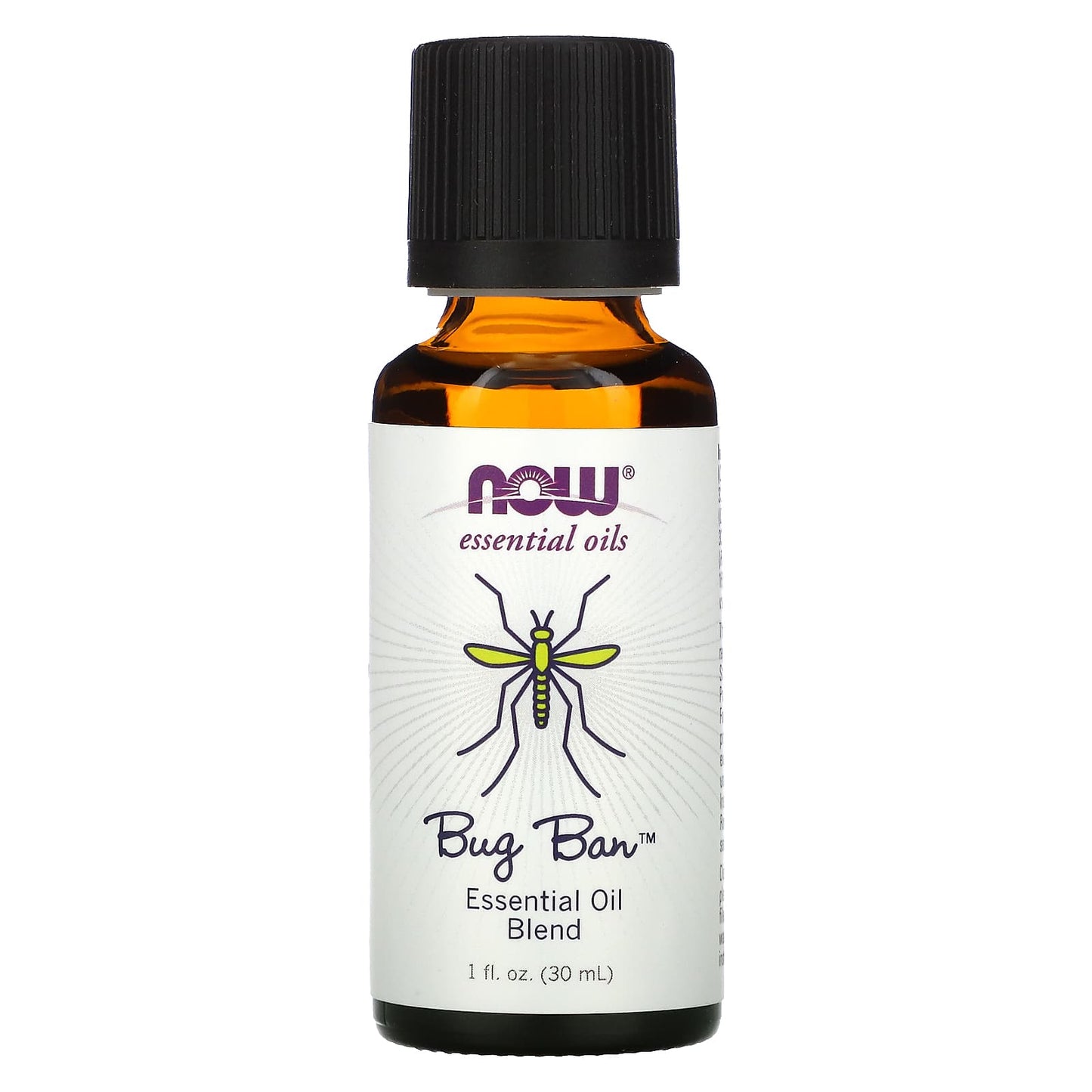 NOW Foods, Essential Oils, Bug Ban, 1 fl oz (30 ml) - Image 1
