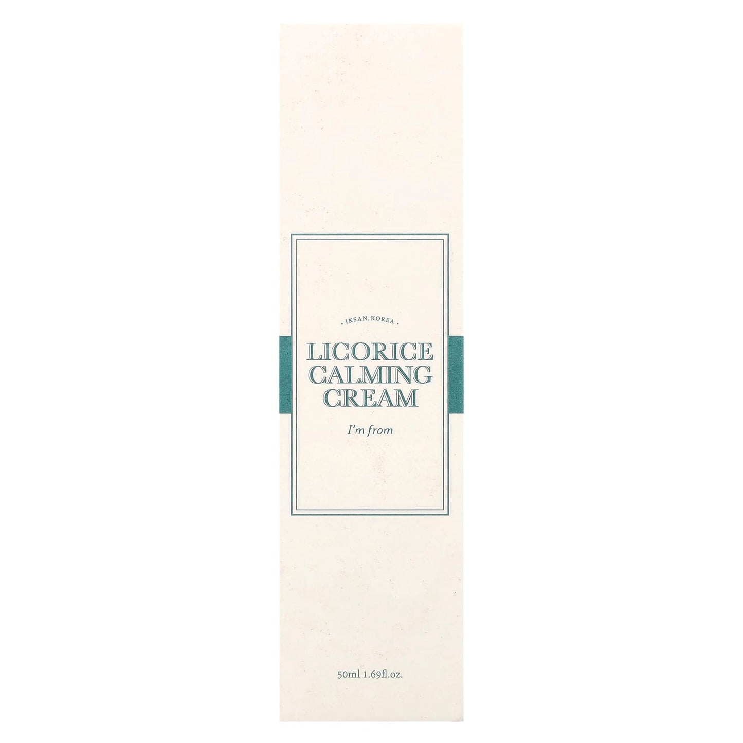 I'm From Licorice Calming Cream 1.69 fl oz Soothing Moisturizer for Even Skin Tone - Image 2