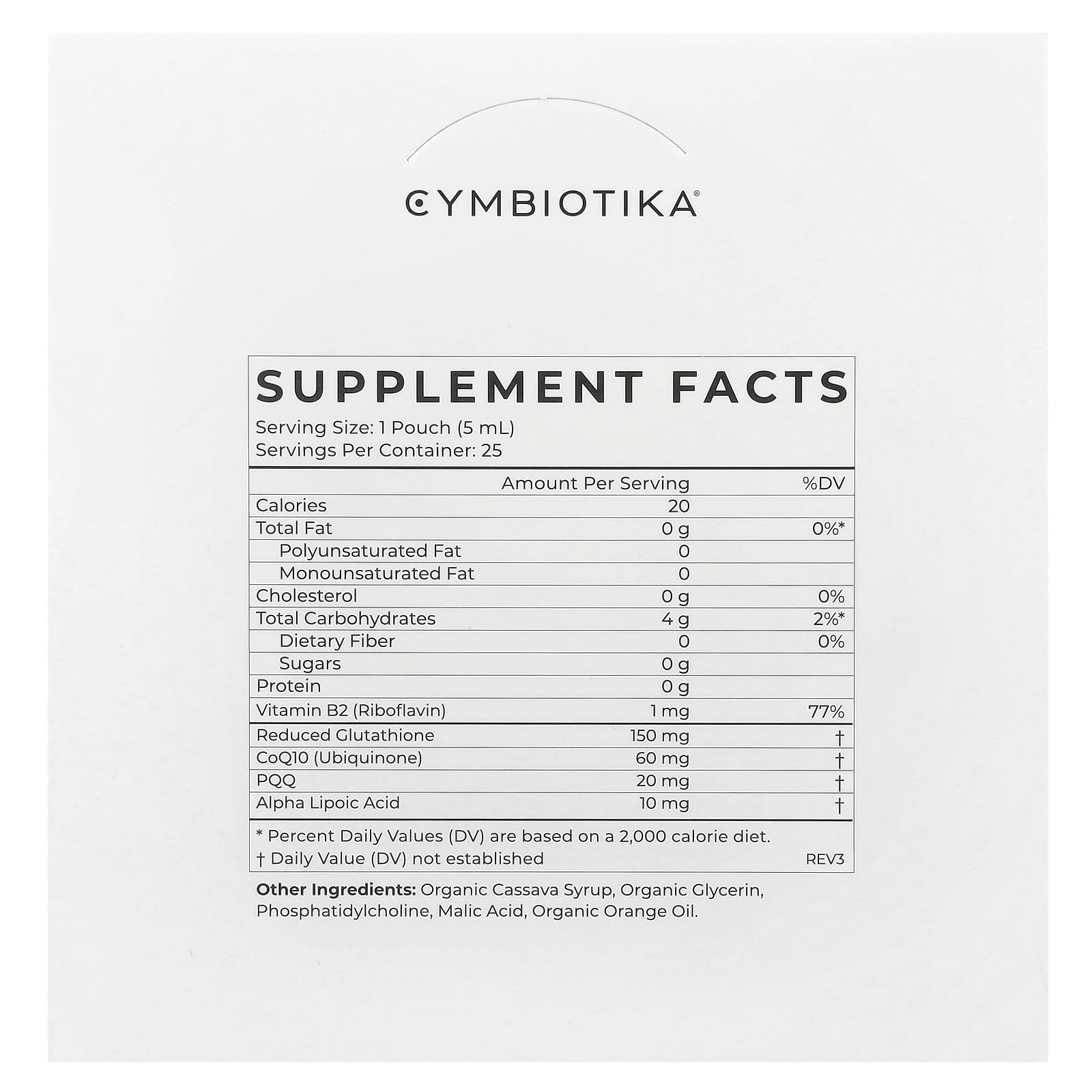Cymbiotika Liposomal Glutathione - 25 Pouches, Citrus Berry - Image 2