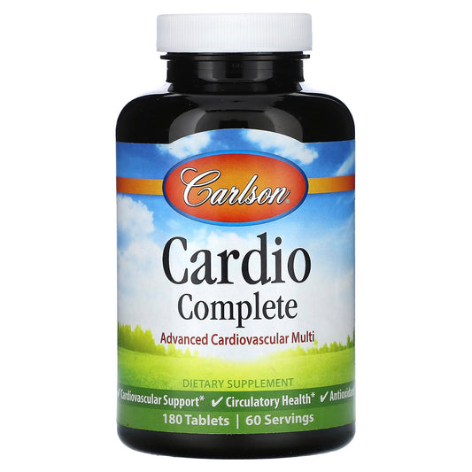  Carlson Cardio Complete Advanced Heart Health Multivitamin, 180 Tablets - Image 1