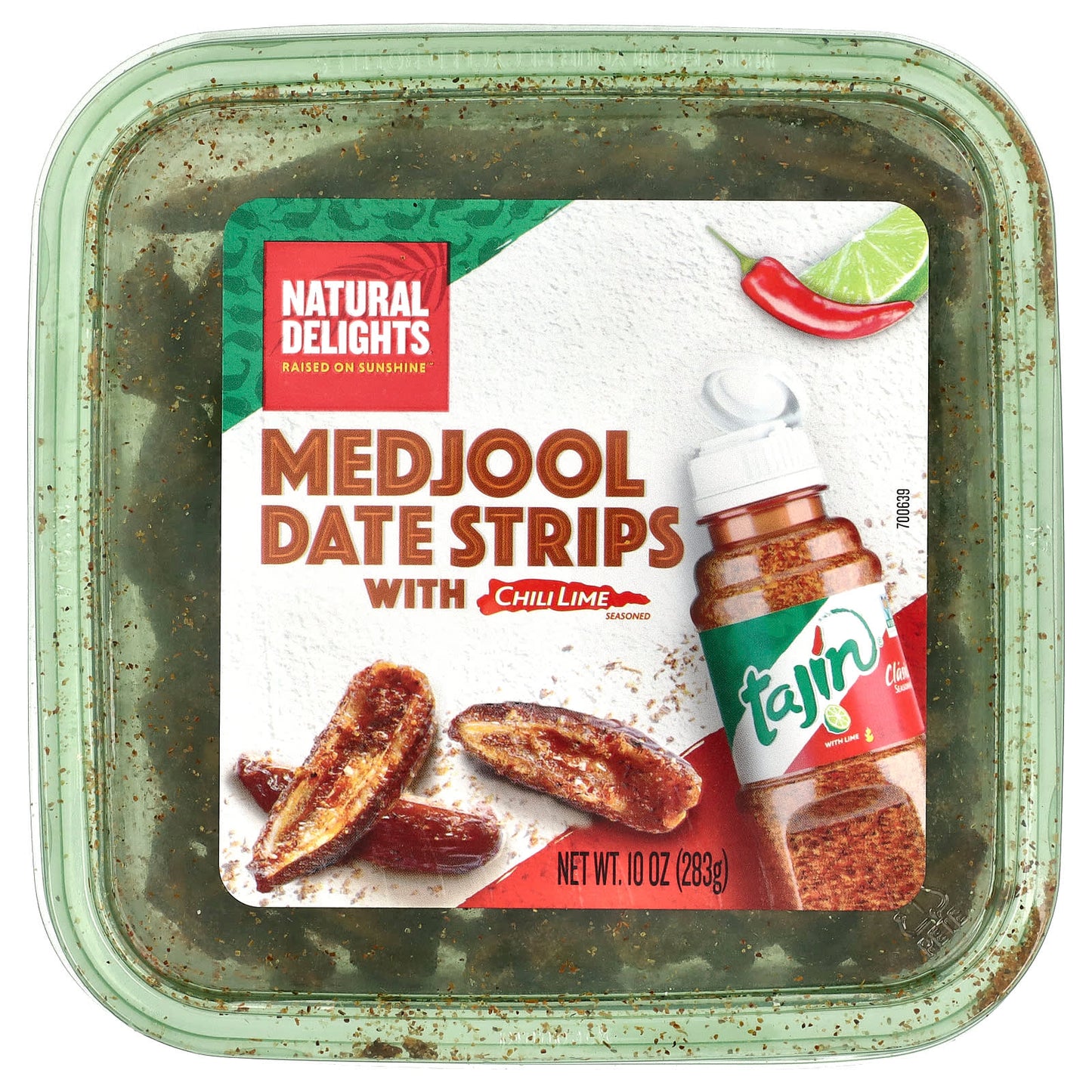 Natural Delights, Medjool Date Strips With Tajin® Chili Lime, 10 oz (283 g) - Image 1