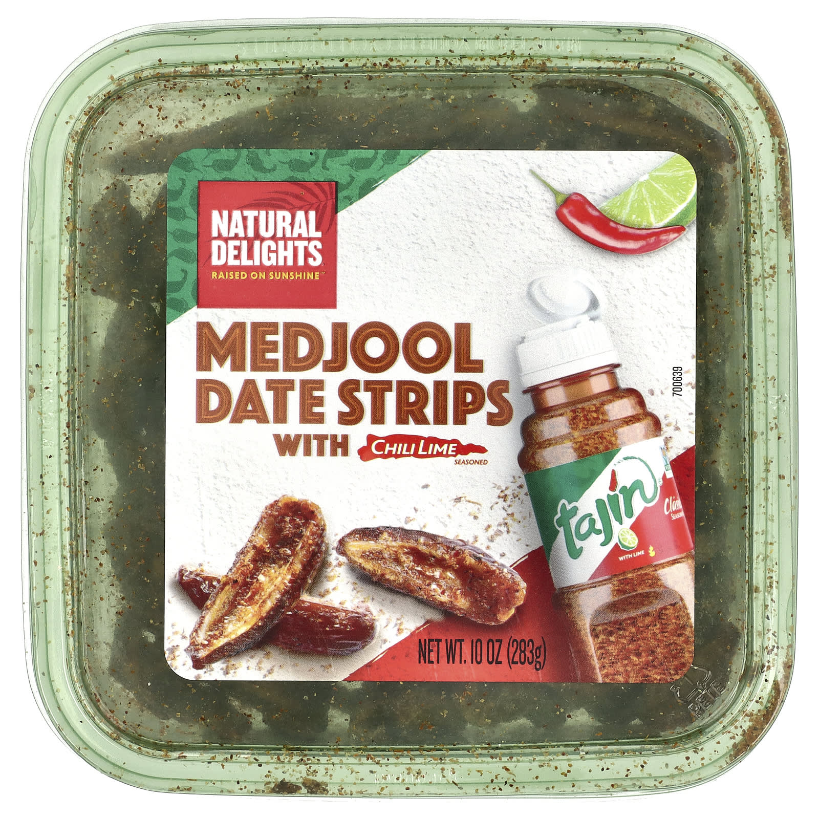 Natural Delights, Medjool Date Strips With Tajin® Chili Lime, 10 oz (283 g) - Image 1