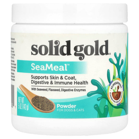 Solid Gold, SeaMeal™ Powder, For Dogs & Cats , 5 oz (142 g) - Image 1