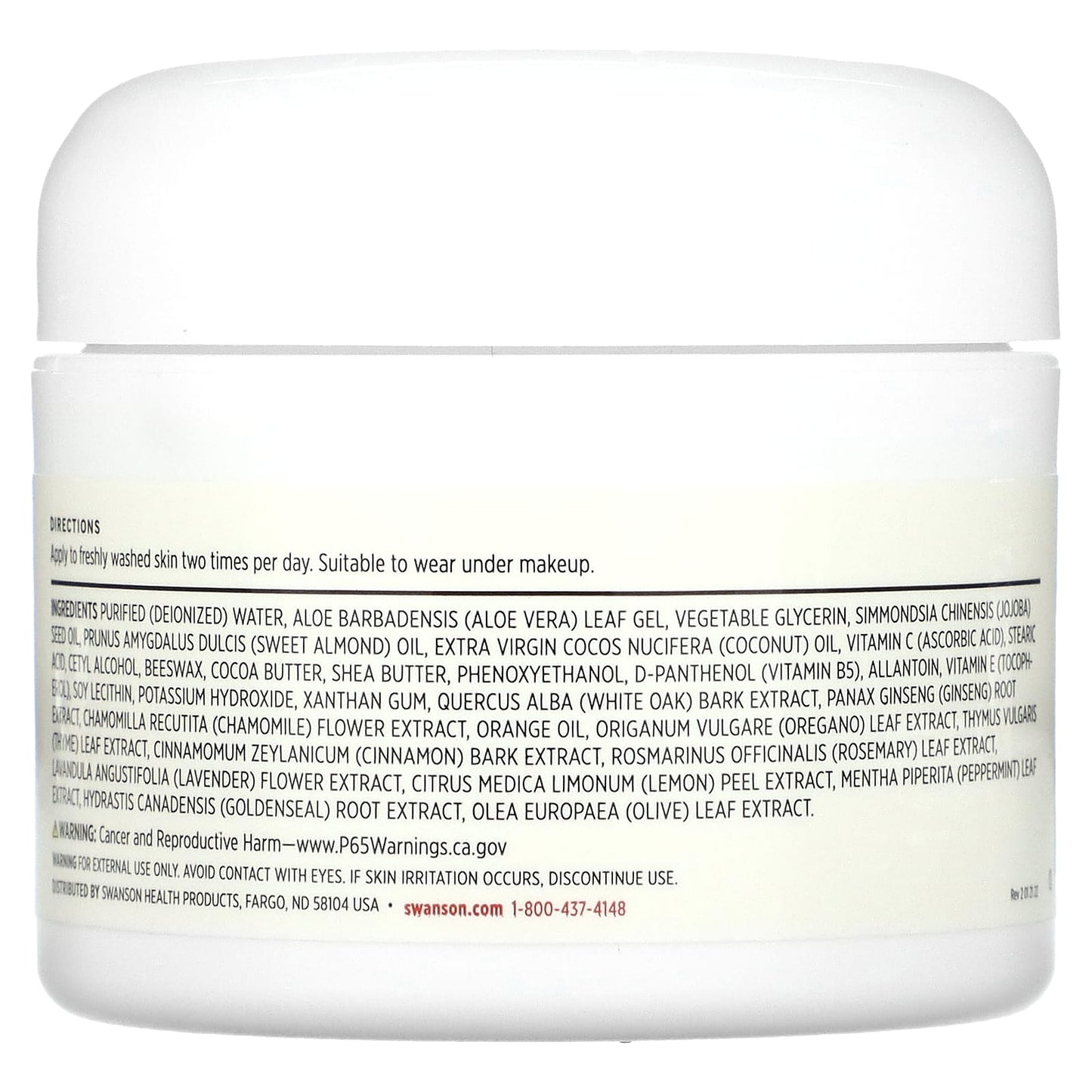 Swanson, Vitamin C Cream, 2 fl oz (59 ml) - Image 2