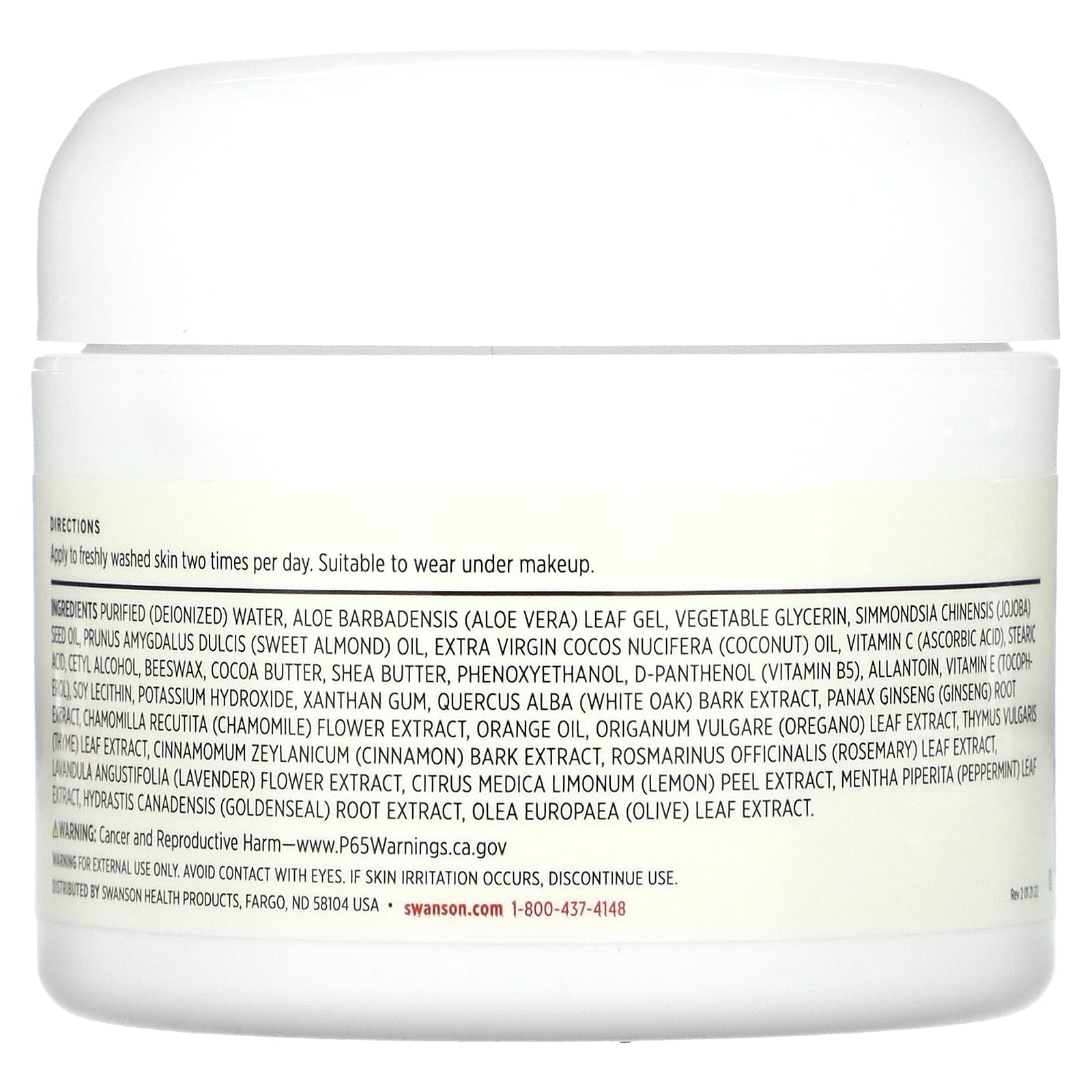 Swanson, Vitamin C Cream, 2 fl oz (59 ml) - Image 2