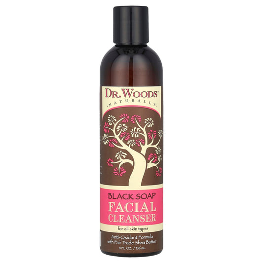 Dr. Woods Black Soap Facial Cleanser for All Skin Types - 8 fl oz - Image 1