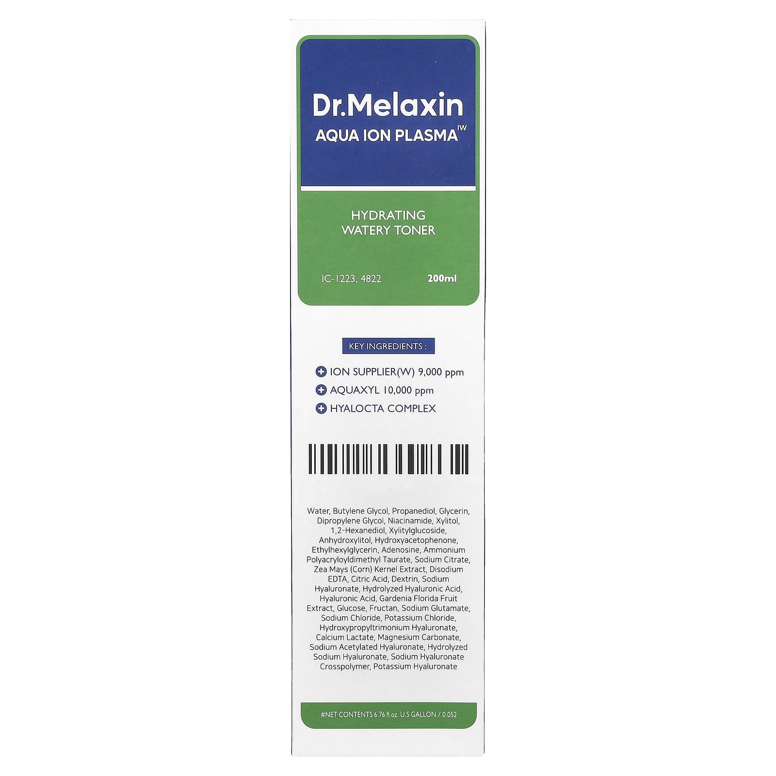 Dr. Melaxin Aqua Ion Plasma Hydrating Toner for All Skin Types | 200ml - Image 2