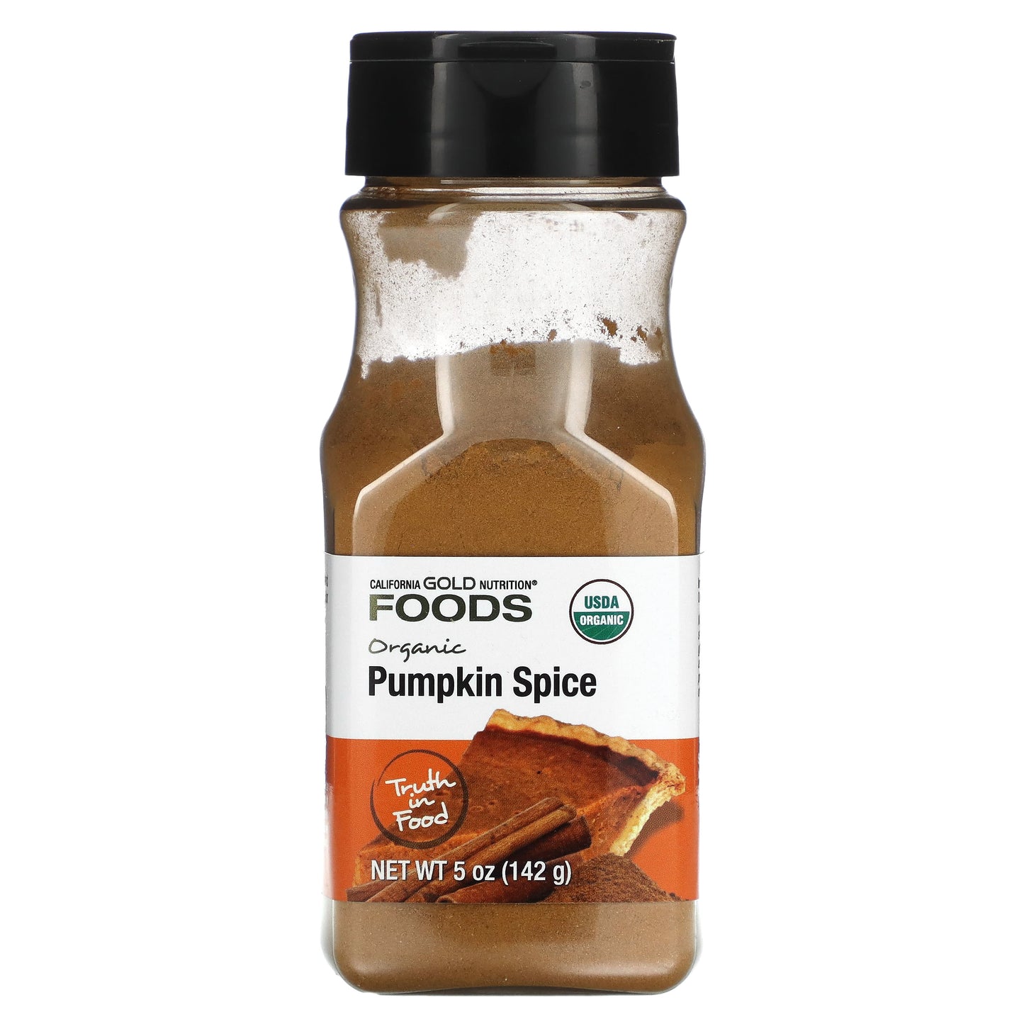 California Gold Nutrition Organic Pumpkin Spice, 5 oz (142g) - Non-GMO & Vegan - Image 1