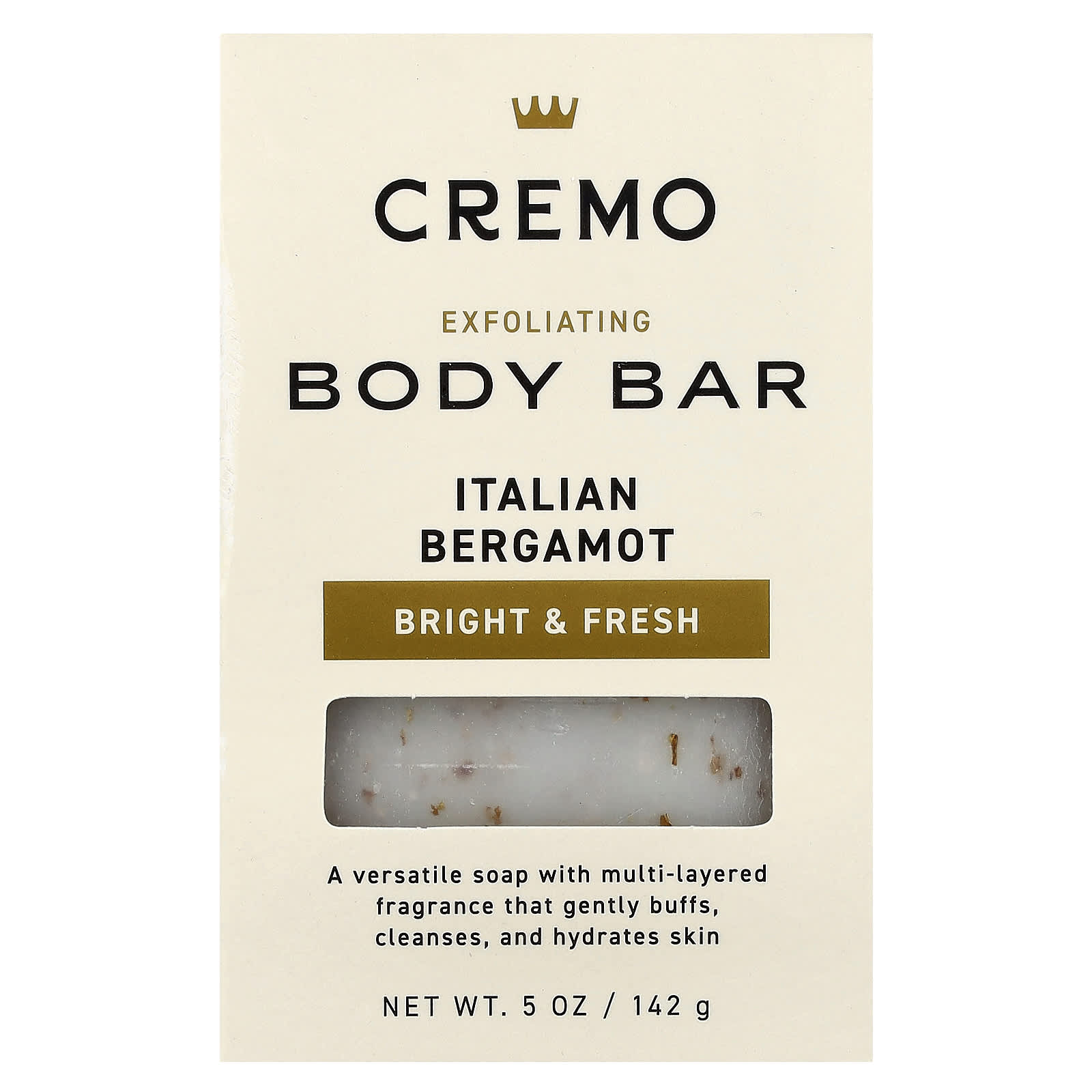 Nourish Your Skin with Cremo Italian Bergamot Body Bar, 5 oz - Image 1