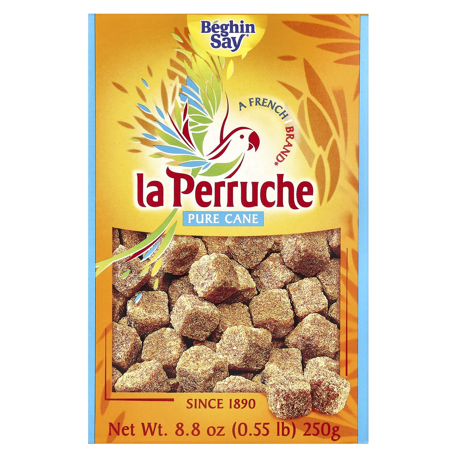 La Perruche, Pure Cane Rough Sugar Cubes, 8.8 oz (250 g) - Image 1
