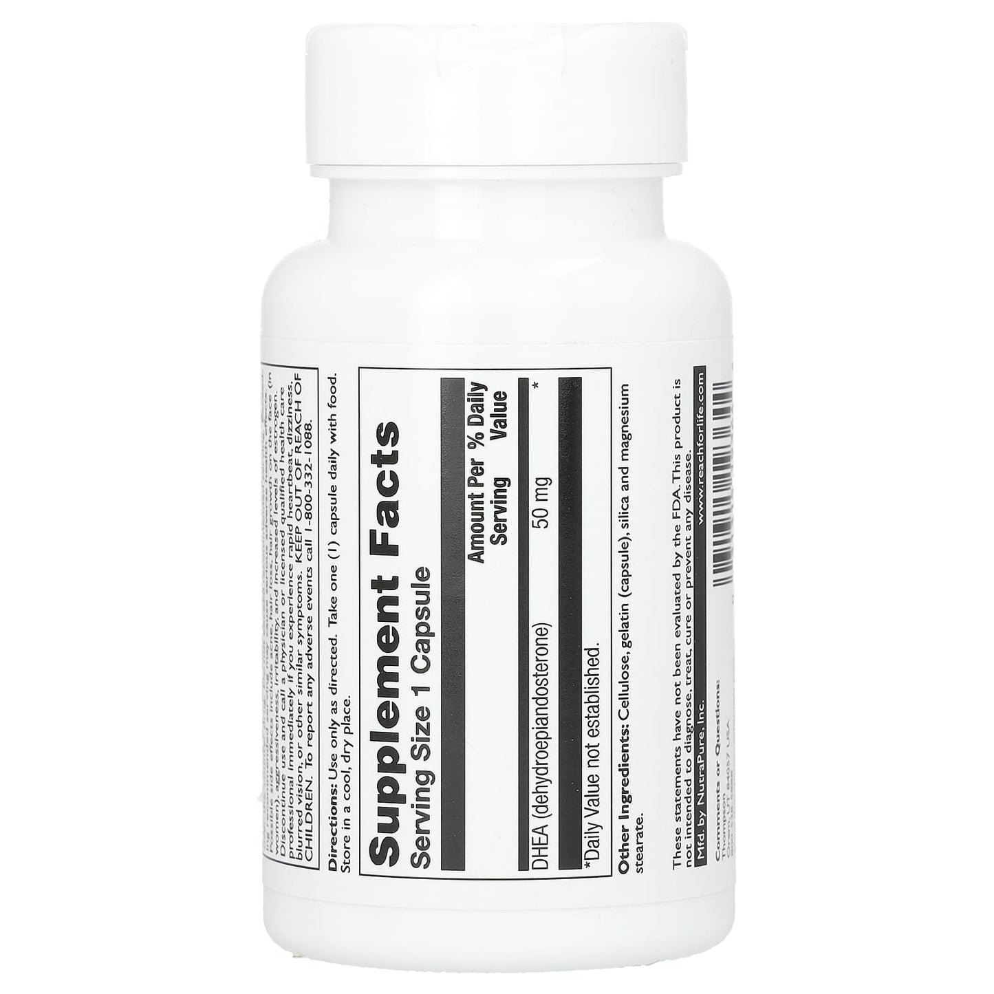 Thompson, DHEA , 50 mg , 60 Capsules - Image 2