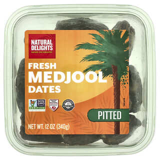Organic Medjool Dates, Pitted, Non-GMO, Halal, Kosher