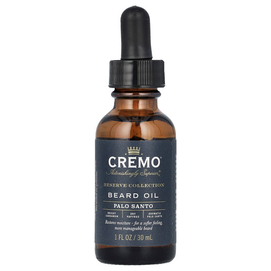 Cremo Palo Santo Beard Oil - Soften, Nourish, and Revitalize Your Beard - Image 1