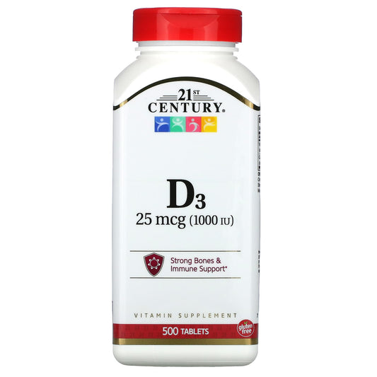 Vitamin D3 Supplement for Strong Bones & Immune Support - Image 1